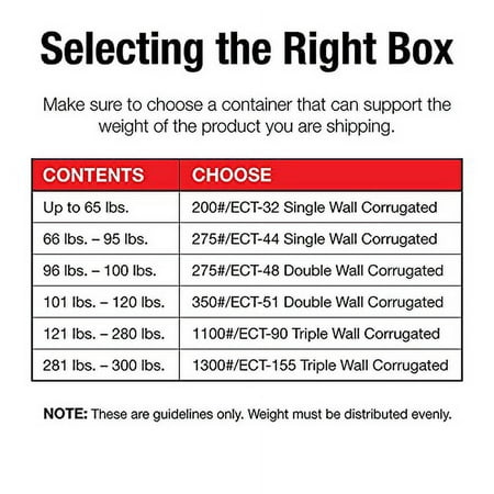 BOX USA Shipping Boxes Large 26'L x 26'W x 8'H, 10-Pack | Corrugated Cardboard Box for Packing, Moving and Storage 26x26x8 26268