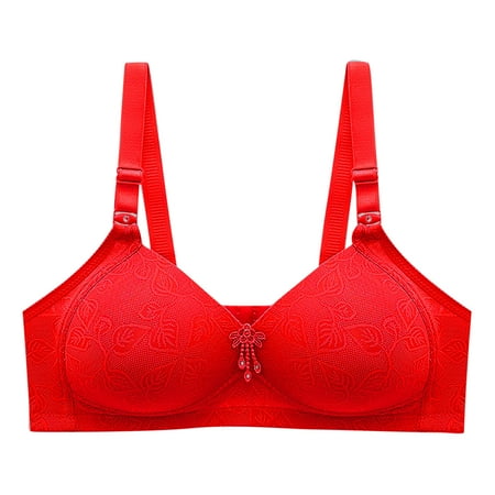 Huuilaibazoo Everyday Bra for Women Push up Bra No Underwire Unlined Bras Lightly Bras