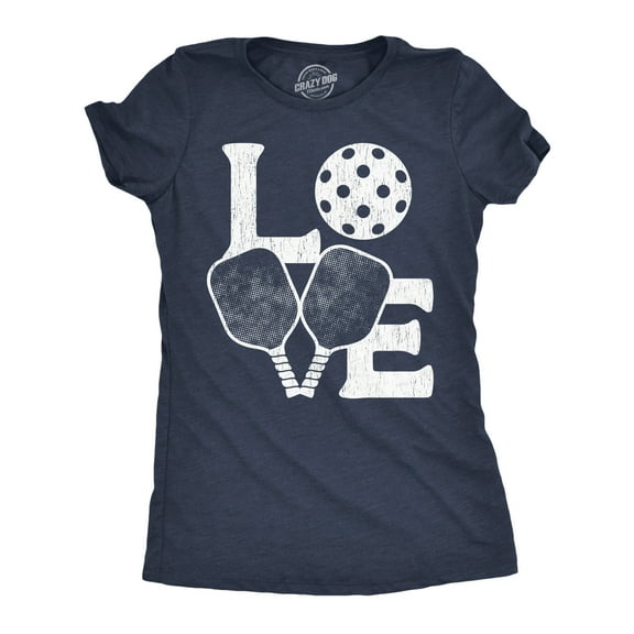 Womens Funny T Shirts Love Pickleball Sarcastic Graphic Novelty Tee for Ladies Womens Graphic Tees