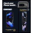 thumbnail image 2 of HZXC-(3 in 1) Phone Case Compatible for Google Pixel 9, with Screen Protector + Camera Lens Protector (Tempered Glass), TPU Frame Acrylic Back Cover Shock-Proof Body Protection (Crystal Clear), 2 of 4