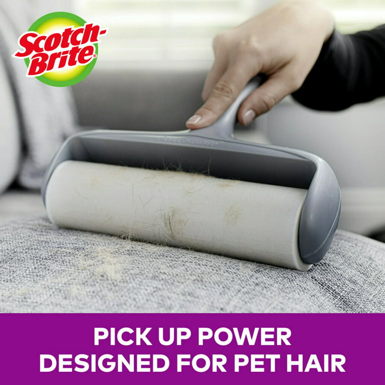 Scotch-Brite Pet Extra Sticky Large Surface Lint Roller, 1 Roller, 60  Sheets 