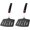 2 Pack Black, variant on 2 Pack Large Pancake Spatula Turner for Nonstick Cookware, Extra Wide Spatula for Cooking, Flexible Fish Turner, Slotted Spatulas for Eggs Omelette Flipping, Dishwasher Safe (2 Pack Green)