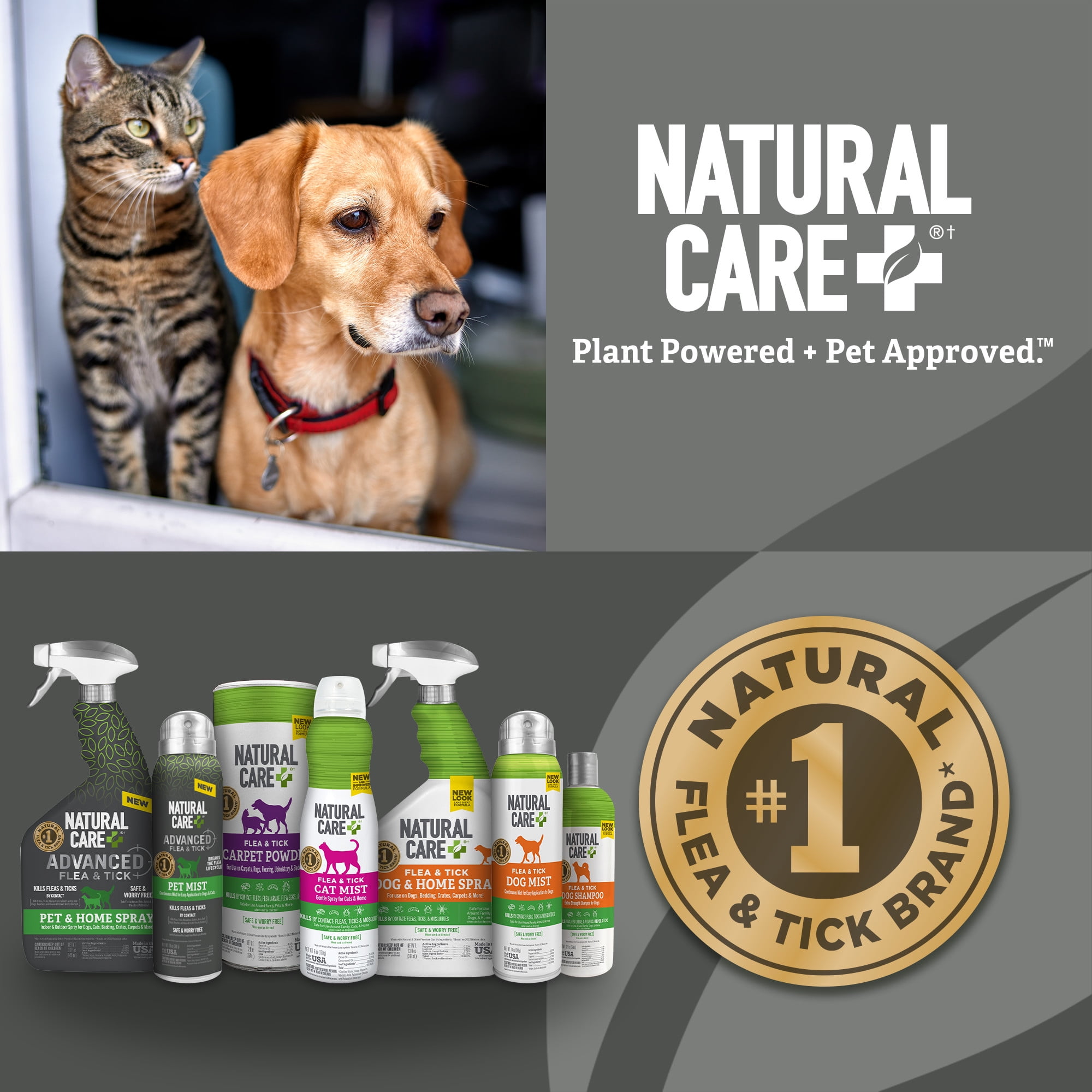 Natural Care Advanced Flea and Tick Pet Spray, 14 oz.