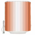 thumbnail image 2 of Orange Ombre Waterproof Fabric Shower Curtain, Modern Gradient Abstract Art Shower Curtain for Bathroom Curtains Bathtubs Hotel Washable Shower Curtains with 12 Hooks Standard 60x72, 2 of 6