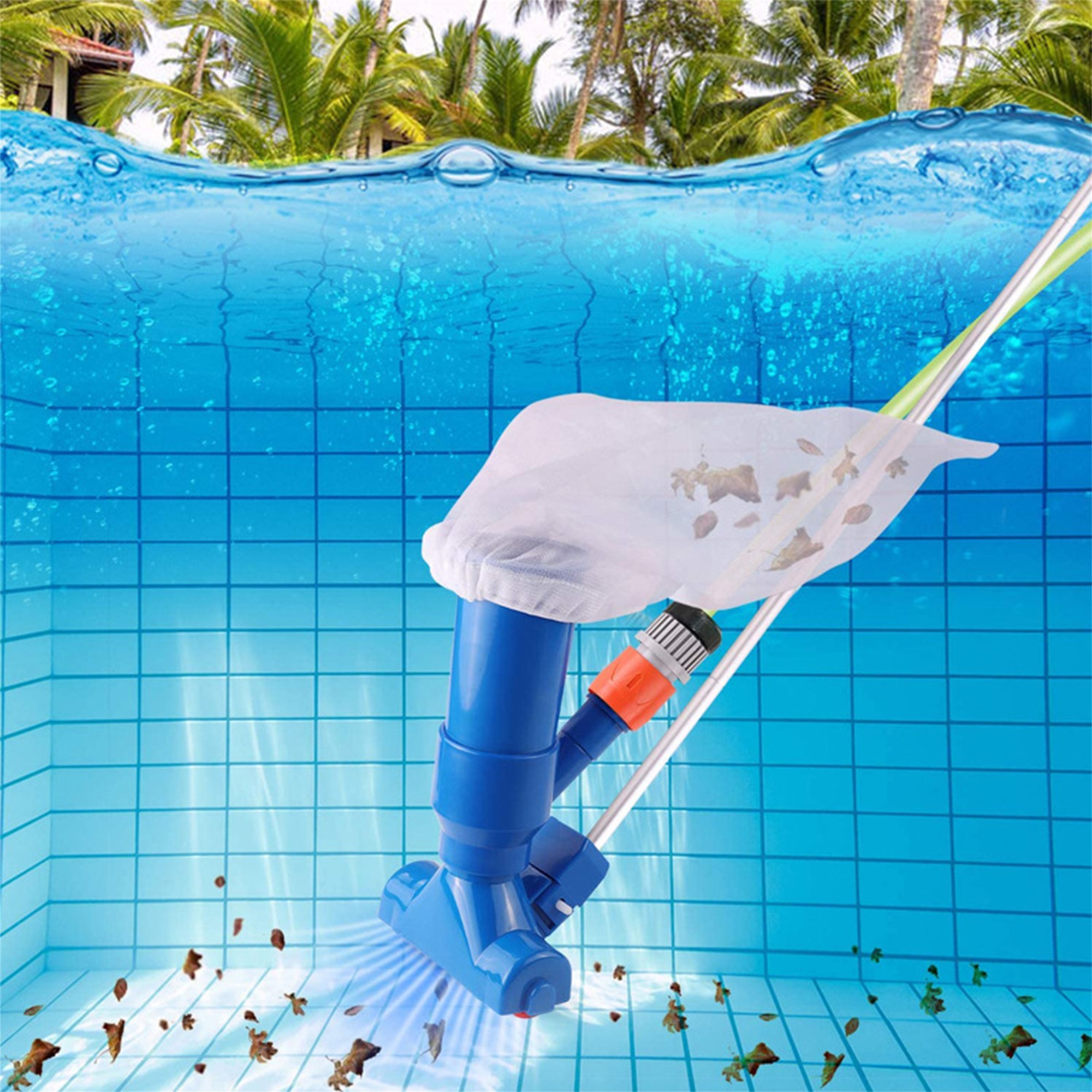 Pudcoco Swimming Pool Cleaner Handheld 