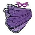 thumbnail image 1 of Disfraz de Princesa Mariposa Ala para Niña Sunnimix Fotografía Prop Festival Actuación Púrpura Negro, 1 of 8