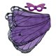 thumbnail image 1 of Ala de vestuario Zulema Disfraz de mariposa Cosplay Púrpura Negro, 1 of 8