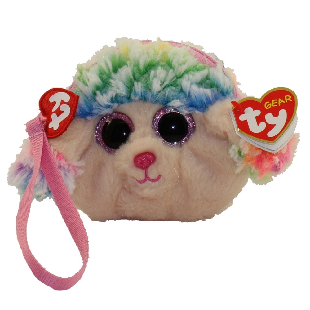 TY Gear Purse Rainbow the Poodle 8 inch New with Tags 