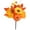 Orange1, variant on 1 Pc Fall Floral Pick, Autumn Pumpkin Maple Leaf Stem, Artificial Fall Flower Pick for Harvest Halloween Thanksgiving Table Vase Home Decor, 9.84 x 7.87 in