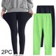 thumbnail image 1 of Odeerbi 3-12 Años Niñas 2 Pcs Leggings Mallas Elásticas Lycra Pantalones de Comodidad Suavidad Transpirable Pantimedias, 1 of 9