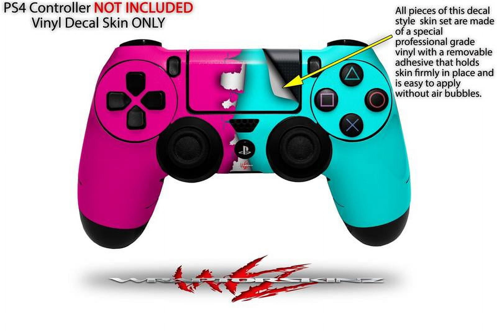 Autocollant PS4 Manette Skin - Rose Galaxie - Wrap Vinyl Sticker