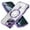 Purple, variant on ShellTech Electroplated Case with Screen Protector for iPhone 16 Pro Max,Slim Soft Plating TPU Clear Case Compatible with MagSafe Full Camera Lens Protector Cover for iPhone 16 Pro Max,Black