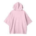 thumbnail image 5 of bravefron Oversized Hoodie for Women Cancer Short Sleeve Casual Fashion Y2K Streetwear Pullover Sweatshirt Back to School Top, 5 of 5