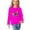 1-Hot Pink, variant on CLOISE Kids Shirts Long Sleeve Boys Girls Toddler Crew Neck Tops Butterfly Outfits Fall Winter Clothes Blue 5T