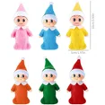 thumbnail image 3 of Pequeños elfos navideños, muñecos elfos de colores, gemelos, muñecos elfos para Navidad, calendarios de adviento de Año Nuevo y calcetines navideños, 3 of 5