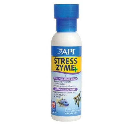 UPC: 0317163040560 | API Stress Zyme  Freshwater And Saltwater Aquarium Water Cleaning Solution  4 oz