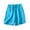 Blue, variant on Maean Women's Cotton Linen Shorts Casual Elastic Waist Drawstring Wide Leg Pleated Solid Color Short Pants