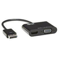 Tripp Lite DisplayPort to HDMI VGA Adapter Converter 4K DP to HDMI VGA 6"