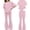 D, variant on Girls Clothes 2 Piece Outfit T-Shirt Top + Bell-Bottoms Pants Girl Trendy Clothing Set 8-12 Years
