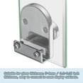 thumbnail image 3 of Glass Door Lock, 4pcs Cam Locks, Glass Door Cabinet Showcase Security Lock For 5-8mm Glass Door Without Drilling (with 8 Keys), 3 of 5