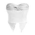 thumbnail image 4 of Parte Superior Del Tubo Tops de tubo cortos con costuras de malla Tops de tubo sexy con estampado Y2K europeo (gris claro M) Kuymtek para Mujer Gris claro T L, 4 of 6