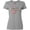 AC-Heather Grey, variant on Inktastic Thankful and Blessed Inspirational Saying with Pink Flowers Women's T-Shirt