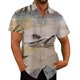 thumbnail image 2 of Camisas Para Hombre XXL TURISMO VACACIONES PLAYA OCIO HOMBRE VERANO ESTAMPADO CAMISA DE MANGA CORTA (C, S), 2 of 3