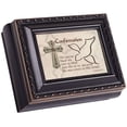thumbnail image 3 of Confirmation Spirit Black Rope Trim 4.5 x 3.5 Tiny Square Jewelry Keepsake Box, 3 of 6