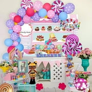 128 Pack Candy Party Decorations Set,Christmas Candyland Birthday Decor