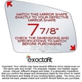 thumbnail image 2 of exactafit 8013R Espejo lateral del pasajero de repuesto derecho compatible con Mercedes Benz C W204 CL W216 CLA C117 CLS W218 E W212 GLA X156 GLK X204 S W221 Clase AMG, 2 of 3