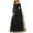 Black, variant on Zwiiyzr Women's Off Shoulder Sleeveless A Line Maternity Dress Pregnant Gown for Photos Long Prom Dress Black