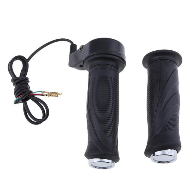 24V / 36V / 48V Manillares De Eléctrica Puños Del Indicador De Antideslizante Zulema Cable de agarre de la mano del acelerador de giro