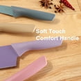 thumbnail image 3 of TJ POP Colorful Kitchen Knife Set of 6, Colored Knives Set with Non-Stick Coating, Chef Boxed Knives Set for Cooking, Camping, Travel, Picnic, BBQ and RV, 3 of 7