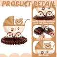 thumbnail image 4 of Centros de mesa en forma de panal para baby shower Bencailor Bear x12, 4 of 6