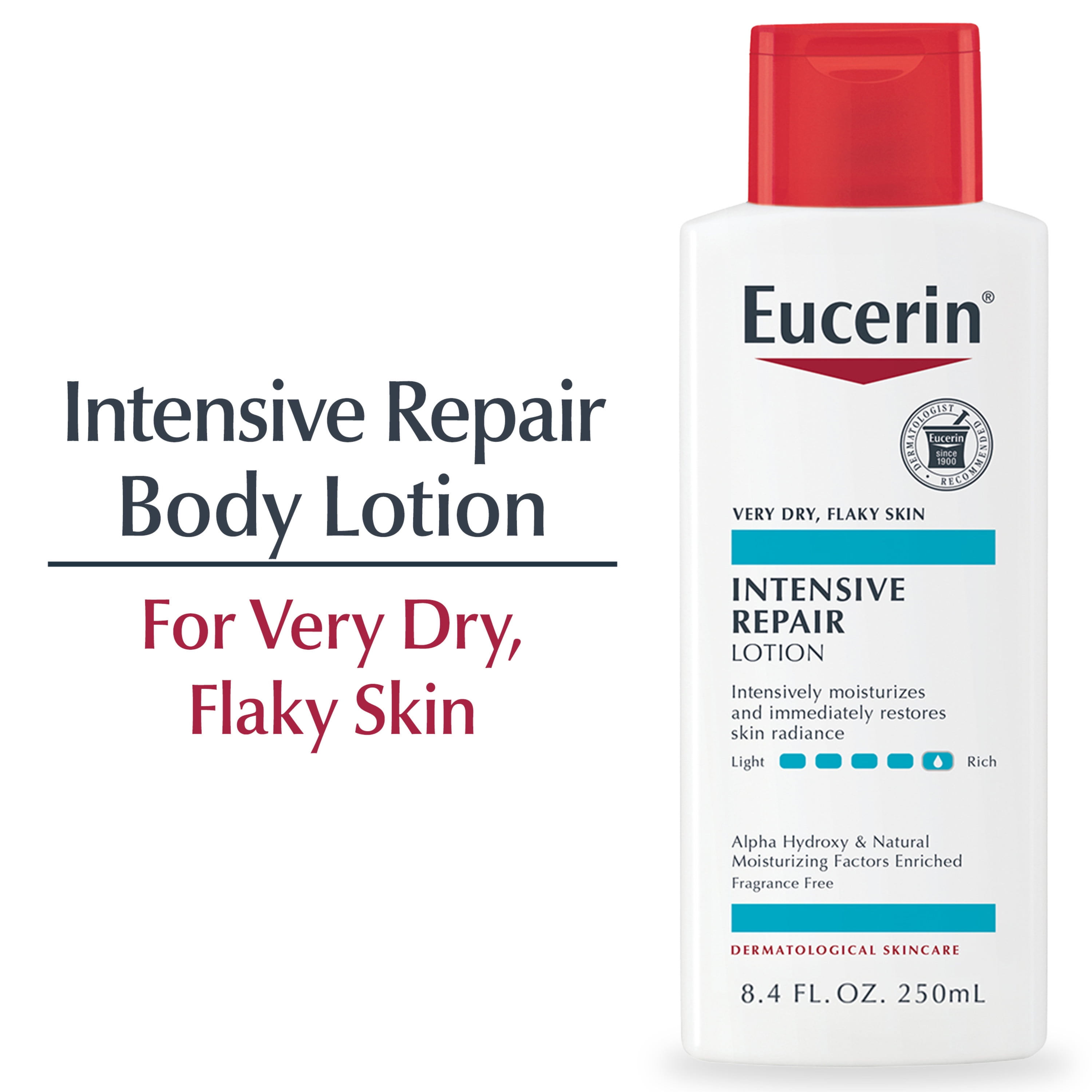 inkomen straal Reorganiseren Eucerin Intensive Repair Body Lotion for Very Dry Skin, 8.4 Fl Oz Bottle -  Walmart.com