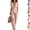 01# Pink, variant on Women's Linen Cotton 2 Piece Pants Sets Dressy Front Twist Knot Short Sleeve Blouse Wide Leg Business Casual Outfits Pink M