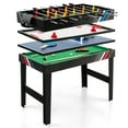 thumbnail image 1 of Costway 4-in-1 Combo Game Table 49" Foosball with Pool Billiards Air Hockey Table Tennis, 1 of 10