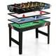thumbnail image 1 of Costway Mesa de juego combinada 4 en 1, futbolín, billar, hockey de aire y tenis de mesa, 1 of 4