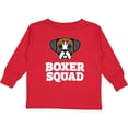 thumbnail image 3 of Inktastic Dog Boxer Squad Boys or Girls Long Sleeve Toddler T-Shirt, 3 of 5