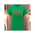 thumbnail image 1 of Playera Blusa Con Estampado Merry Christmas Estilo Animal Print Ropa Para Mujer Color Verde Talla Mediana Marca Emil SaEs, 1 of 4