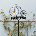 thumbnail image 3 of Pinwheels for Yard and Garden,Welcome Yard Sign with Stakes,Bicycle, 3 of 5
