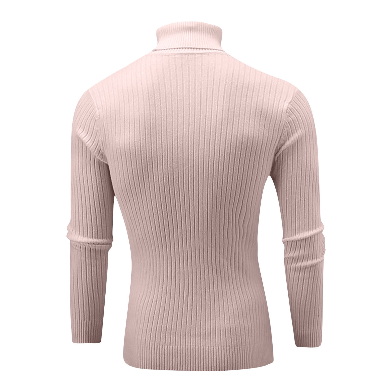 Rloper Lop Mens Cable Knit Sweaters Casual Soft Pullover Sweaters Turtleneck Slim Fit Tops Long Sleeve Winter Thermal Jumper Shirts Khaki 3XL Walmart