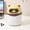 Yellow, variant on Desktop Garbage Can Mini Cute Sundries Bin Students Dormitory Desk With Lid Garbage Can Living Room Waste Paper Baskets