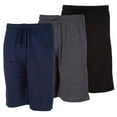 thumbnail image 2 of DARESAY Mens Soft Knit Shorts With Adjustable Drawcord And Pockets (Pack Of 3), 2 of 5