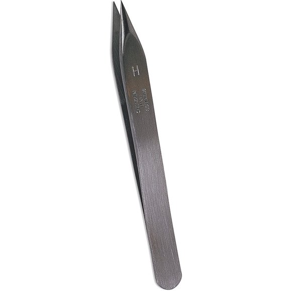 Pinzas EUROTOOL estilo H tipo Dumont de acero inoxidable de 9 cm