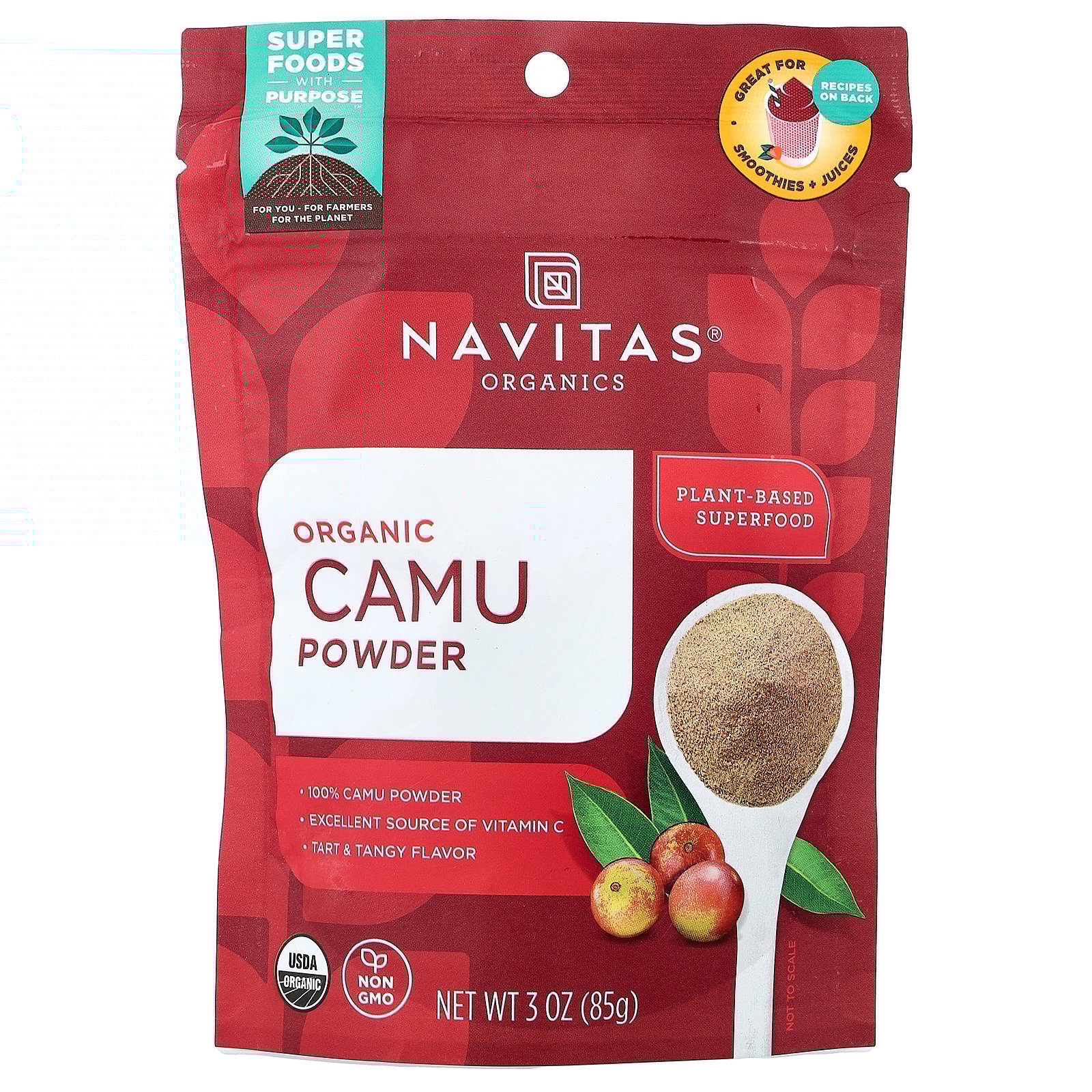 Navitas Organics Camu Camu Powder, 3.0 Oz, 17 Servings