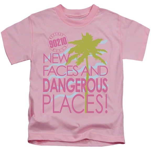 90210 Tagline Youth 18/1 T-Shirt Pink