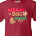 thumbnail image 4 of Inktastic Christmas Official Cookie Taster with Bell and Star Cookie Youth T-Shirt, 4 of 5