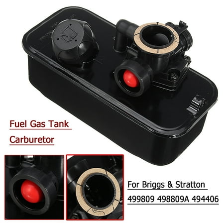 - Fuel Gas Tank Carburetor Assembly for Briggs Stratt 494406 498809 498809A 9B900