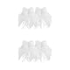 thumbnail image 1 of Matsuzay 50 piezas de poliéster conveniente y ahorro de tiempo - 50 piezas de cinta Mariage fácil de instalar y quitar sin lazo propio blanco Blanco 50 piezas/paquete 2Conjunto, 1 of 6